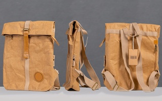 Nachhaltig produzierter Rucksack aus biobasierten Materialien