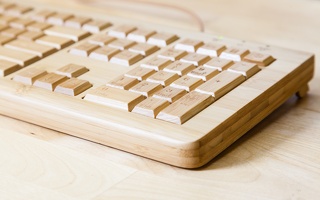 Tastatur aus Bambus